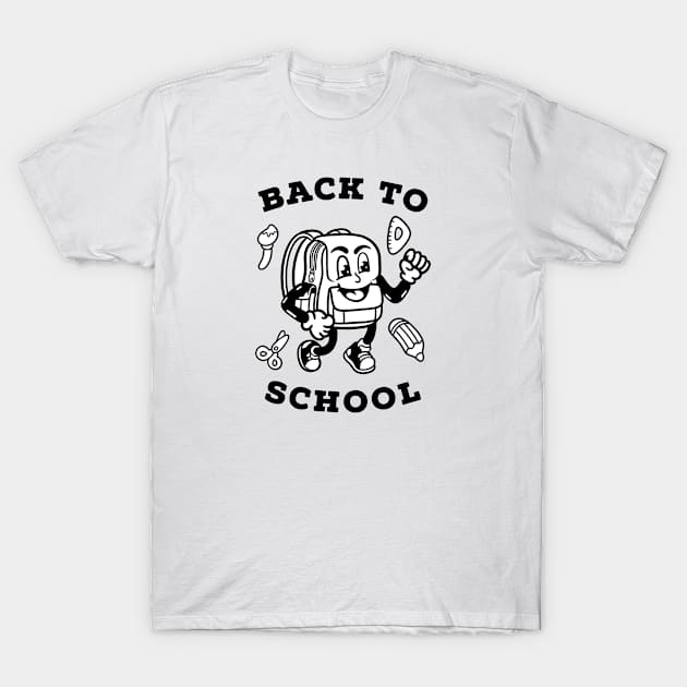 Bag to school full smile T-Shirt by sarasdchandra